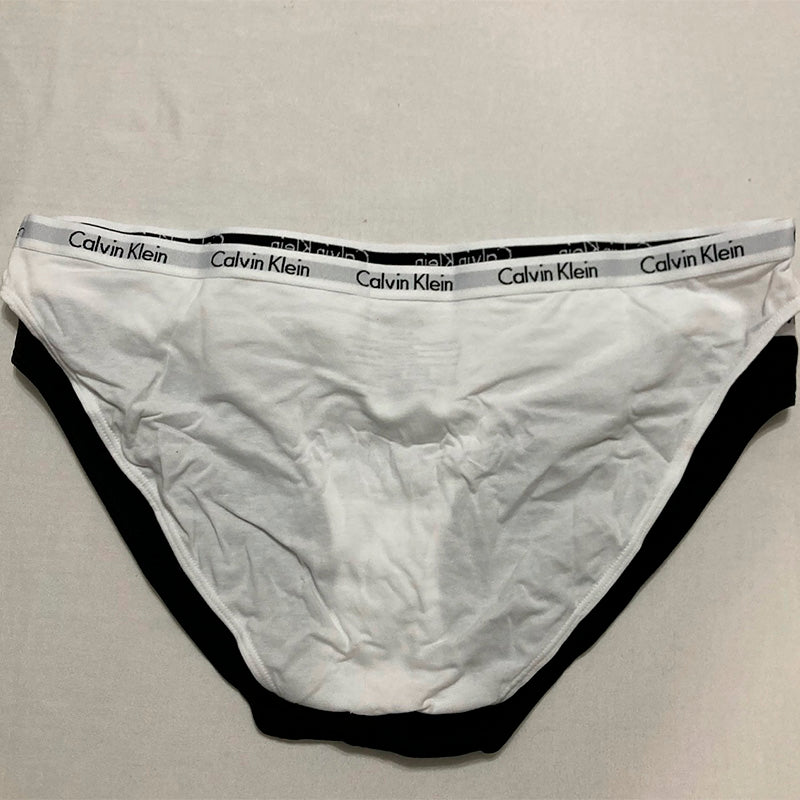 Calvin Klein Pack 2 Pc Bikini Panties Black/White XL