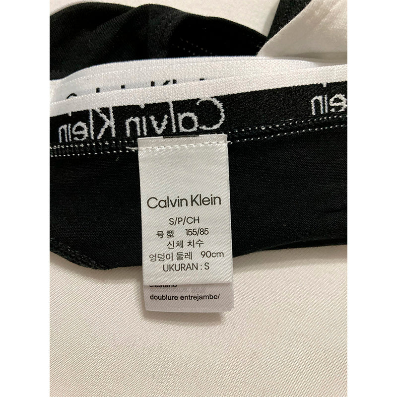 Calvin Klein 2Pack Carousel Thong Panty Black/White S