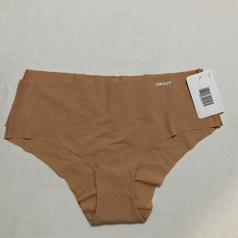 DKNY Litewear Cut Anywhere Hipster Nude Pack 2 Pc M