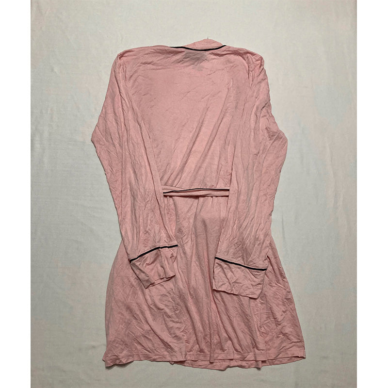 A PEA IN THE POD Robe Notch Collar Pink M
