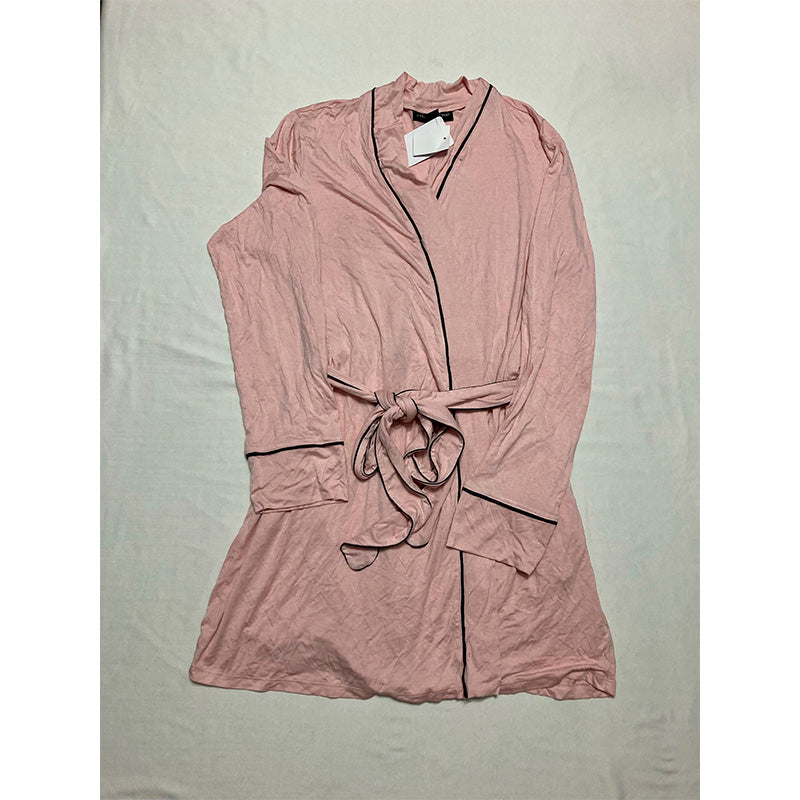 A PEA IN THE POD Robe Notch Collar Pink M