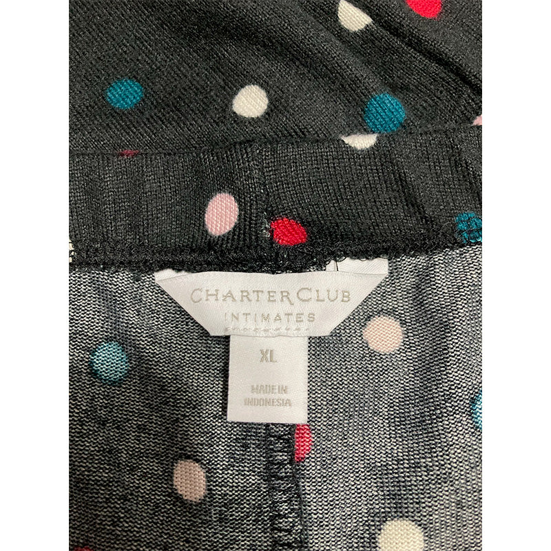 Charter Club Sleep Pants Polka Dot XL