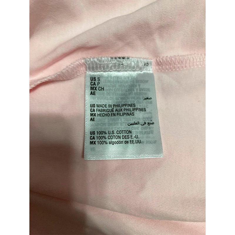 Charter Club Pajama Top Notch Collar Baby Pink S