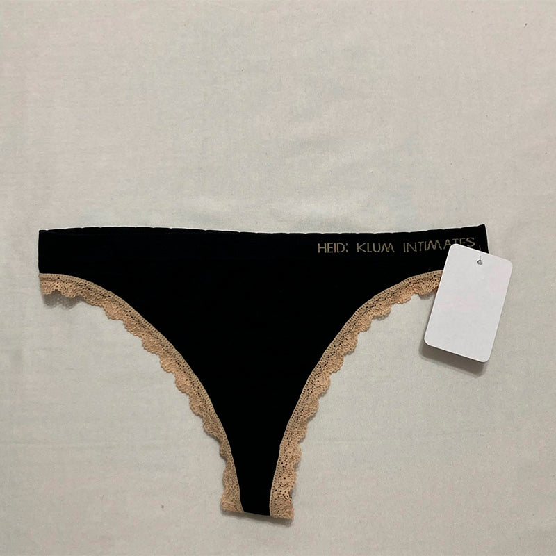 Heidi Klum Intimates Panties Black With Lace S