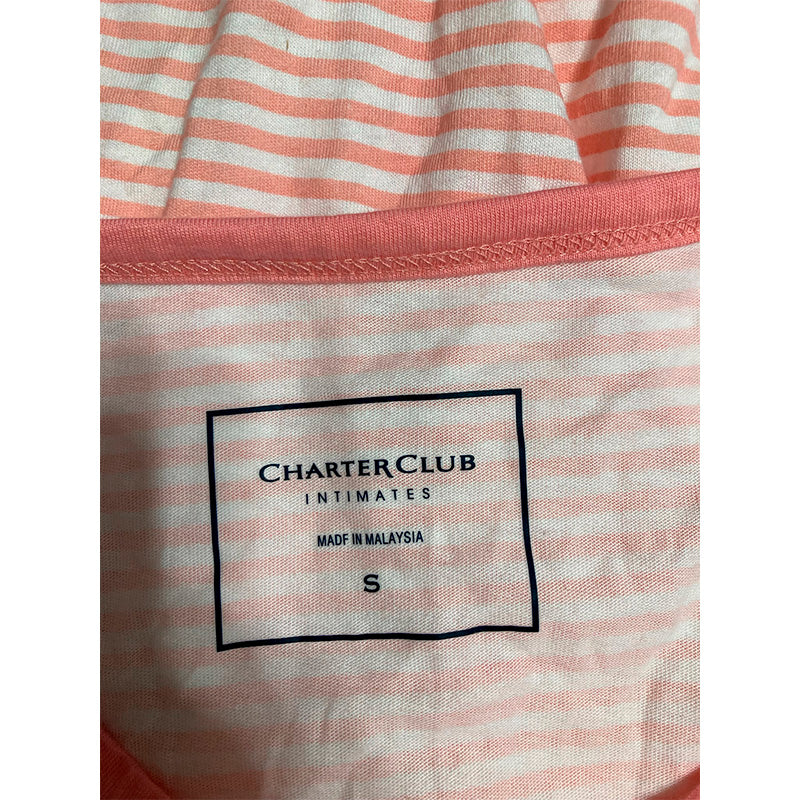 Charter Club Only Pajama Top With Buttoms Coral S