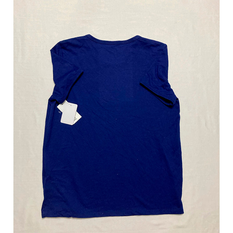 Charter Club Pajama Top Round Neck Blue XS