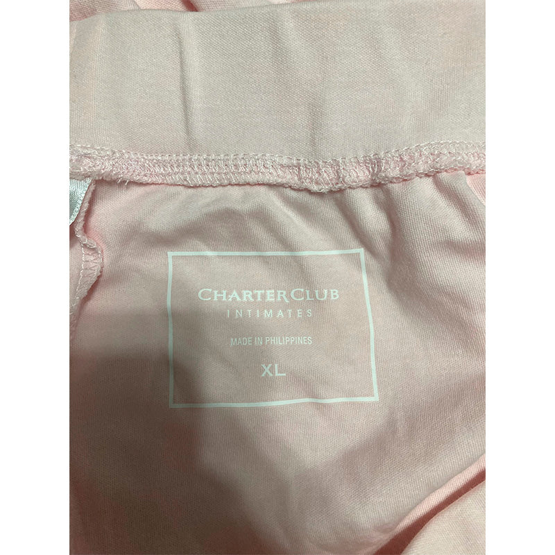 Charter Club Only Sleep Pants Waist Band Baby Pink XL