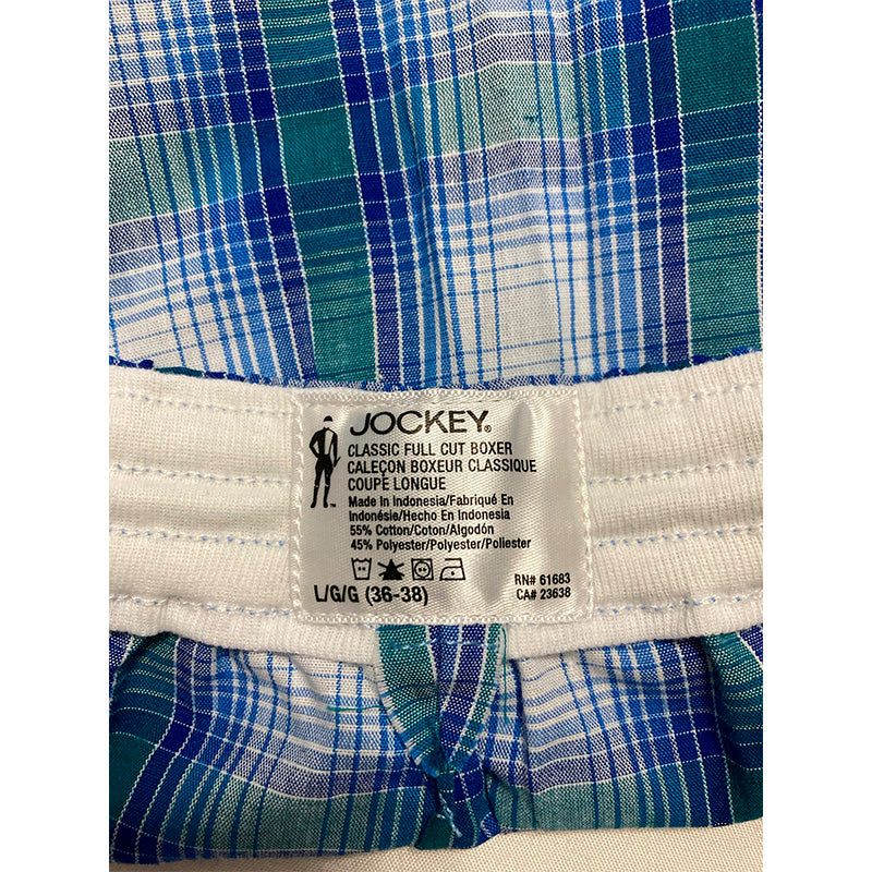 Jockey Classic Full Boxer Blue L