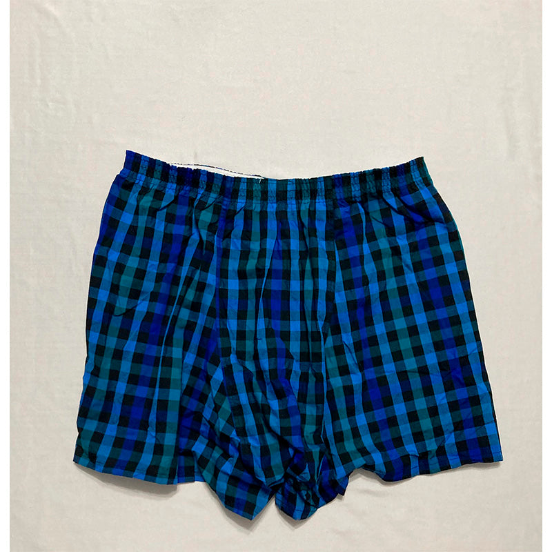 Jockey Classic Full Boxer Plaid Blue L