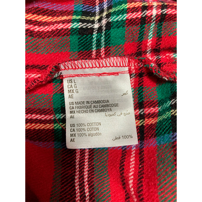 Family Pj Only Sleep Pants Plaid Women Multicolor L