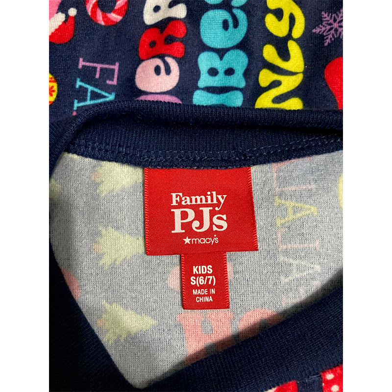 Family Pajamas Toddler Only Pajama Top Multicolor Kids S