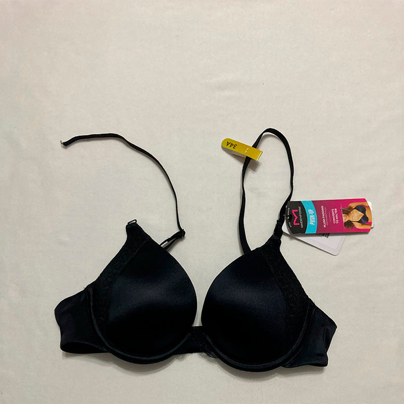 NWD Maidenform Natural Boost Demi Black 34A