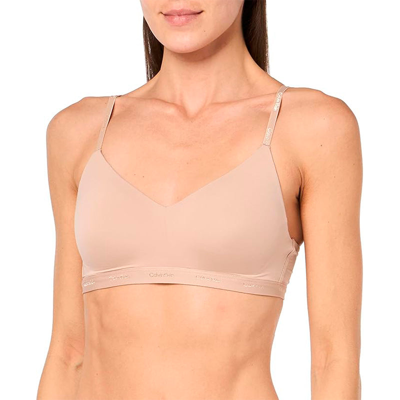 NWD Calvin Klein Form to Body Lightly Lined Bralette Beige S