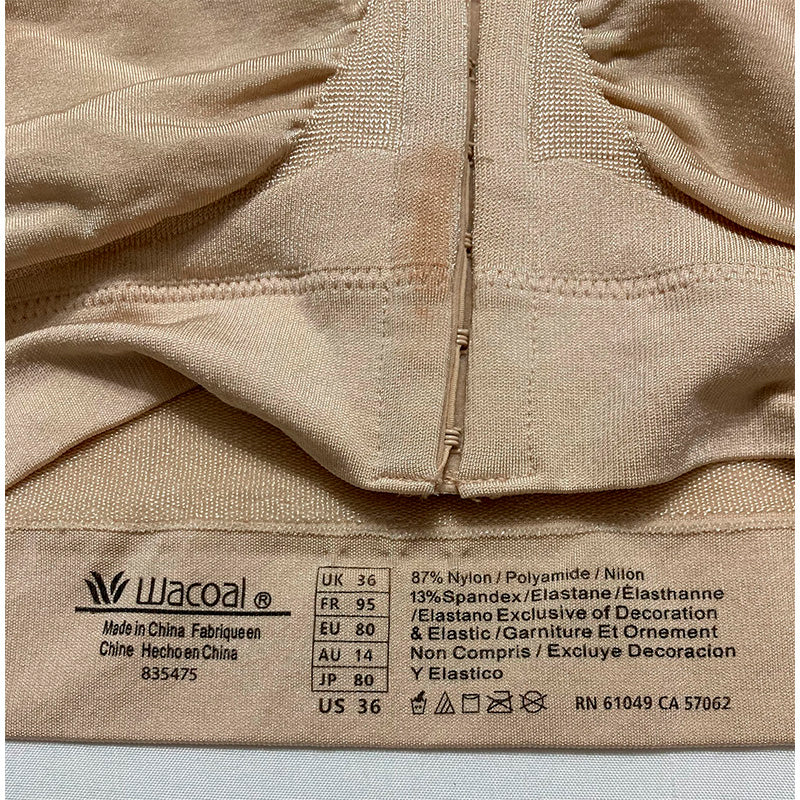 NWD Wacoal B-Smooth Front Close Bralette Sand 36