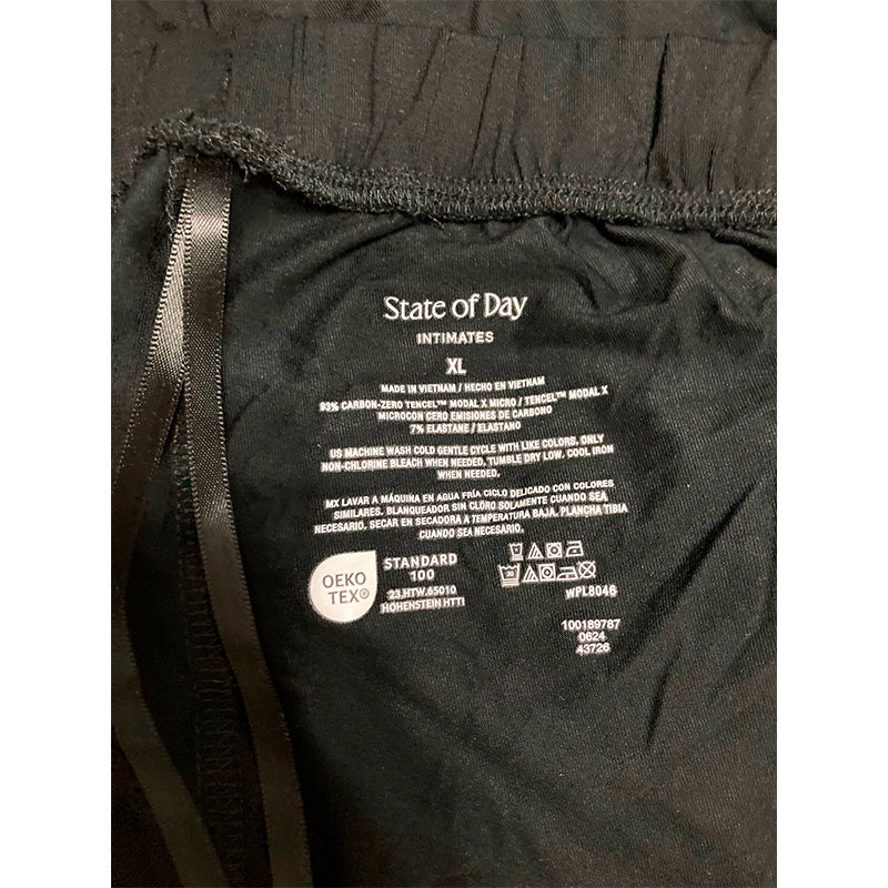 State Of Day Only SLeep Bottom Black XL