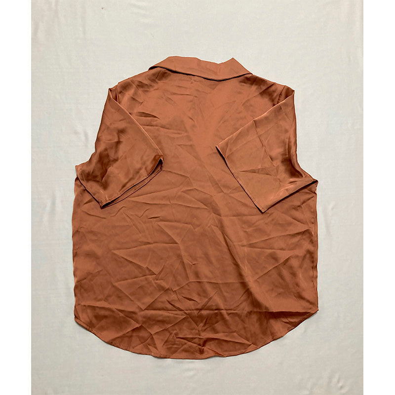 Danskin T-Shirt Long Sleeve Cocoa L