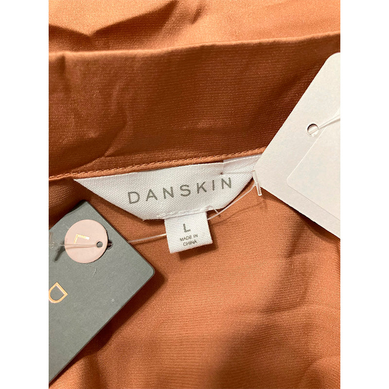 Danskin T-Shirt Long Sleeve Cocoa L