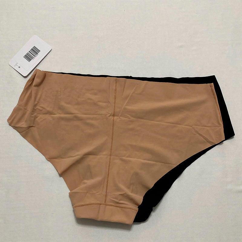 DKNY 2-Pk. Litewear Cut Anywear Hipster Underwear Beige/Black L