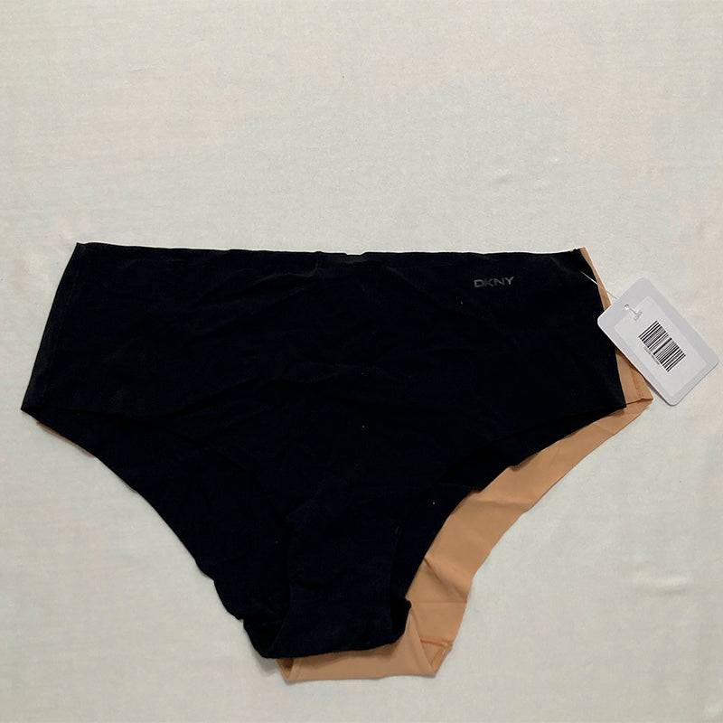 DKNY 2-Pk. Litewear Cut Anywear Hipster Underwear Beige/Black L