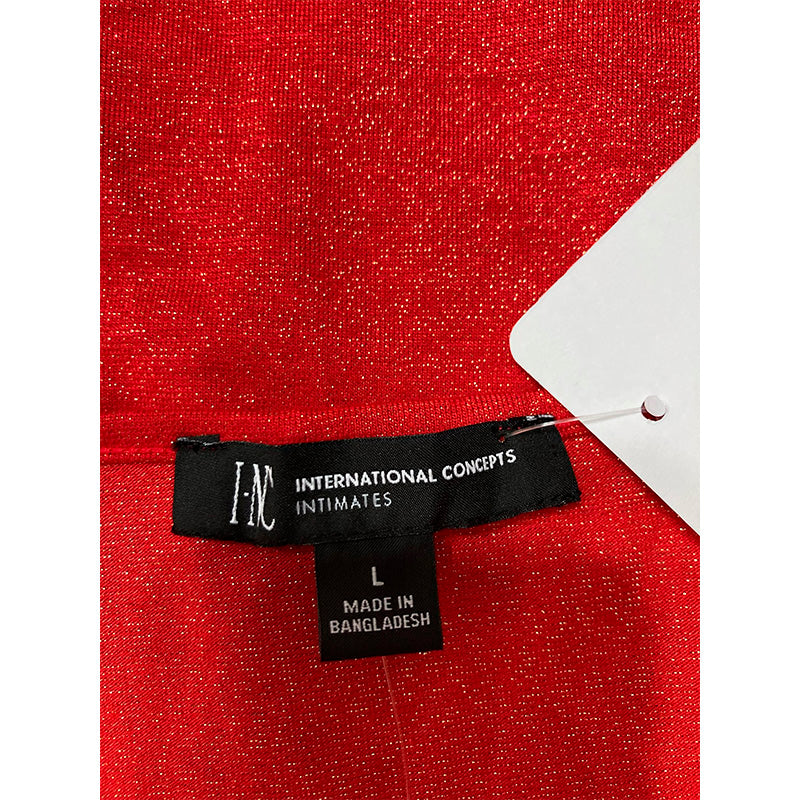 INC Only Pajama Top Only Red L