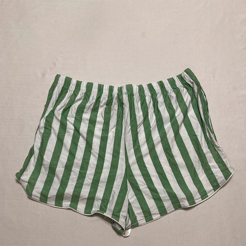 State of day Only Sleep Short Striped White/Green L