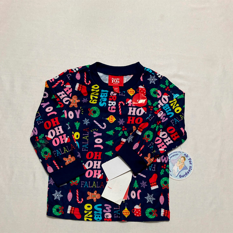 Family Pajamas Toddler Little & Big Kids Only Pajama Top Multicolor 2T/3T