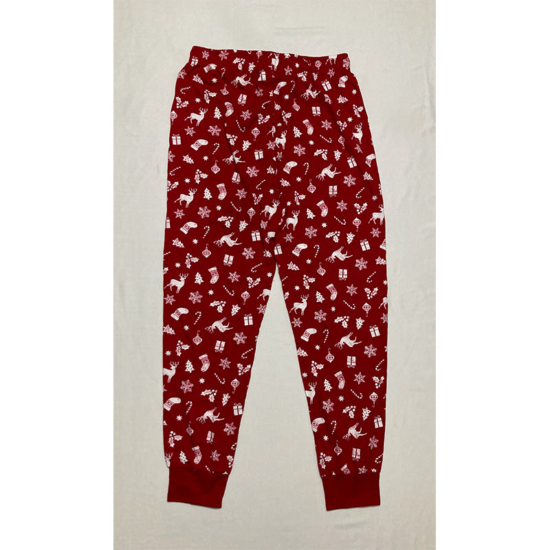 Family Pj Men Only Pajama Pants Red Holiday M