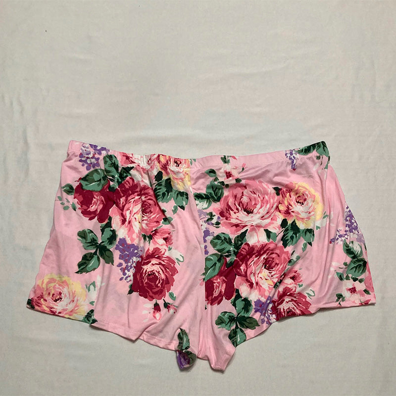 Flora Sleep Short Pink Floral L