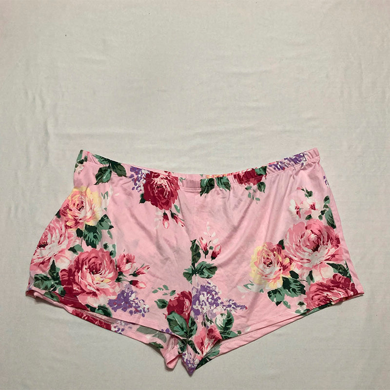Flora Sleep Short Pink Floral L