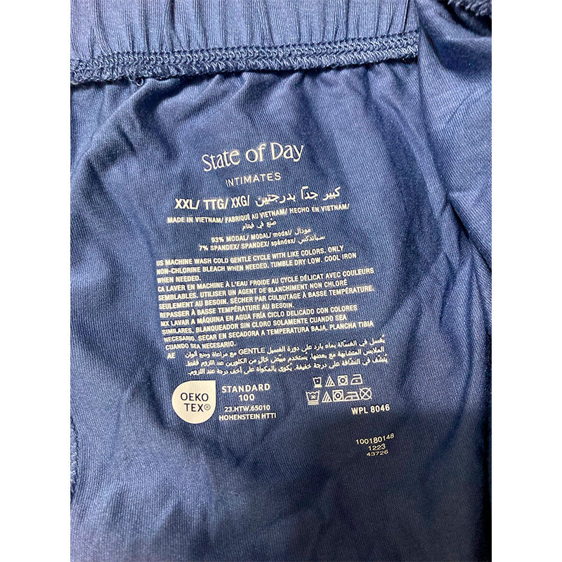 StateOf Day Only Sleep Short Blue 2XL