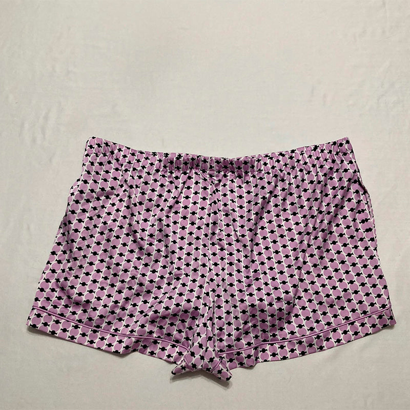 INC Only Pajama Short Geometric Multicolor XL