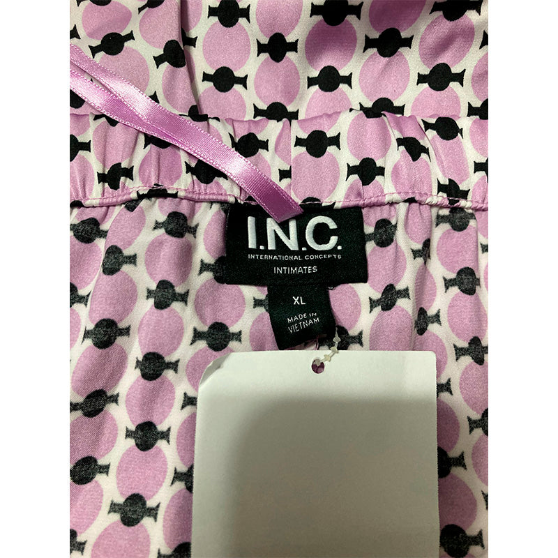 INC Only Pajama Short Geometric Multicolor XL