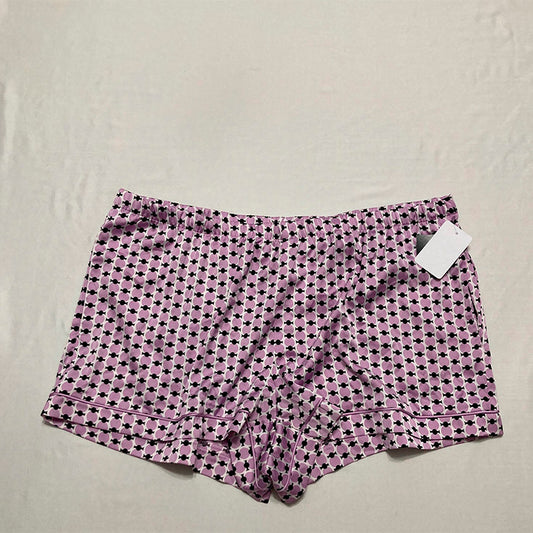 INC Only Pajama Short Geometric Multicolor XL