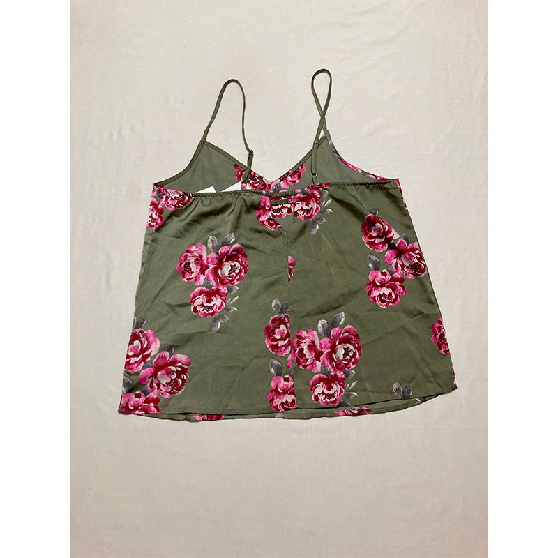 Splendid Pajama Top Only Adjustable Straps Green Olive S