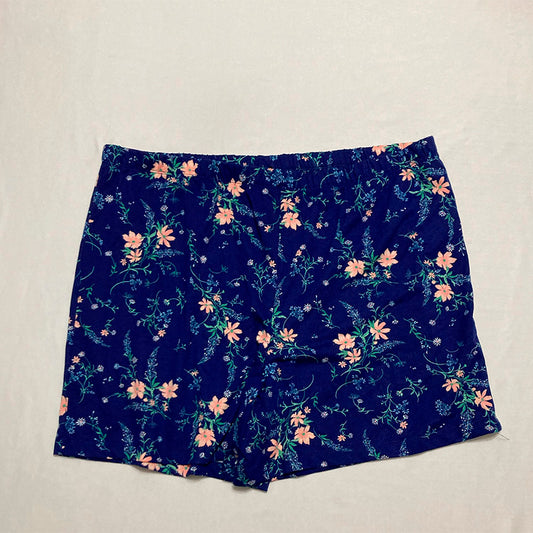 Charter Club Only Short Pajama Navy Floral L