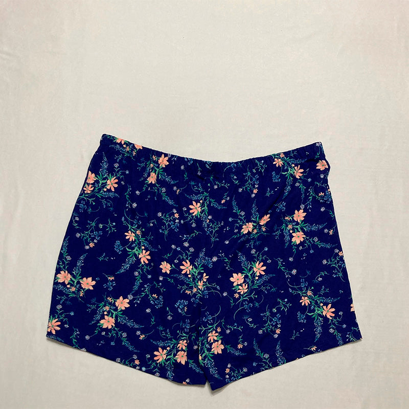 Charter Club Only Short Pajama Navy Floral L
