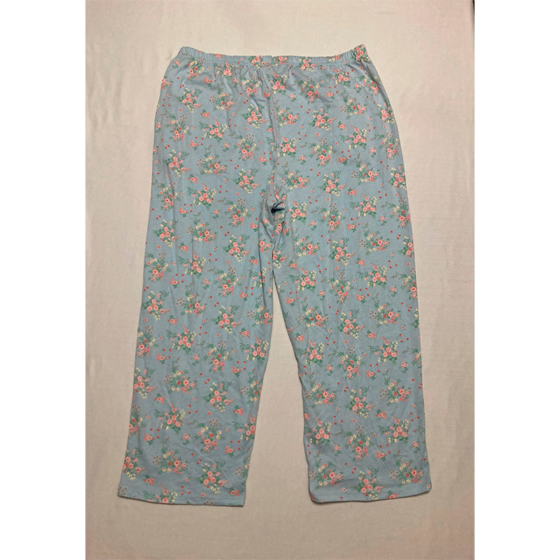 Charter Club Only Pajama Pants Only Blue Floral M