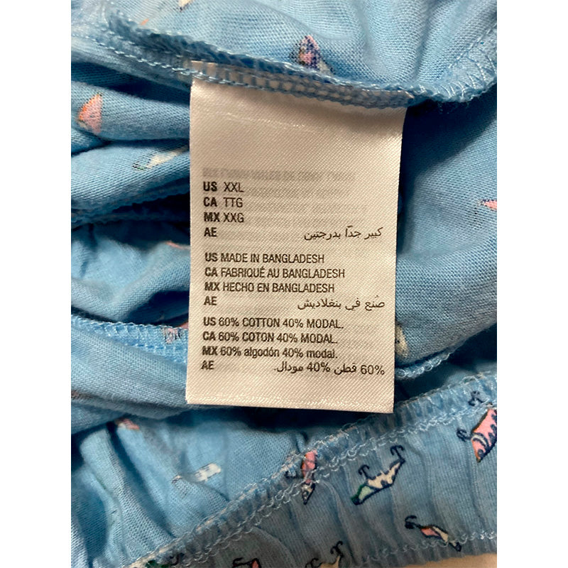 Club Room Men's Only Pajama Pants Blue 2XL