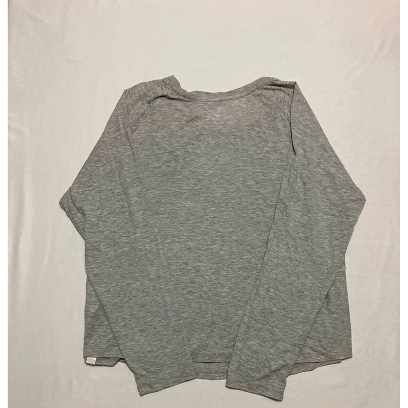 GapBody Long-Sleeve Crewneck Only Pajama Top Grey L