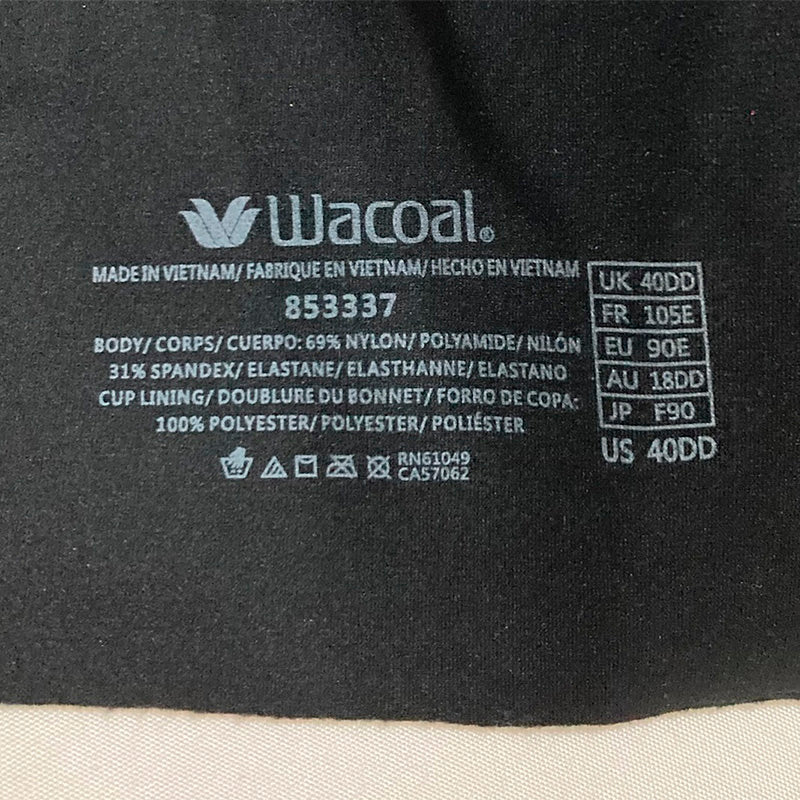 NWD Wacoal inal Effect Underwire T-Shirt Bra Black 40DD