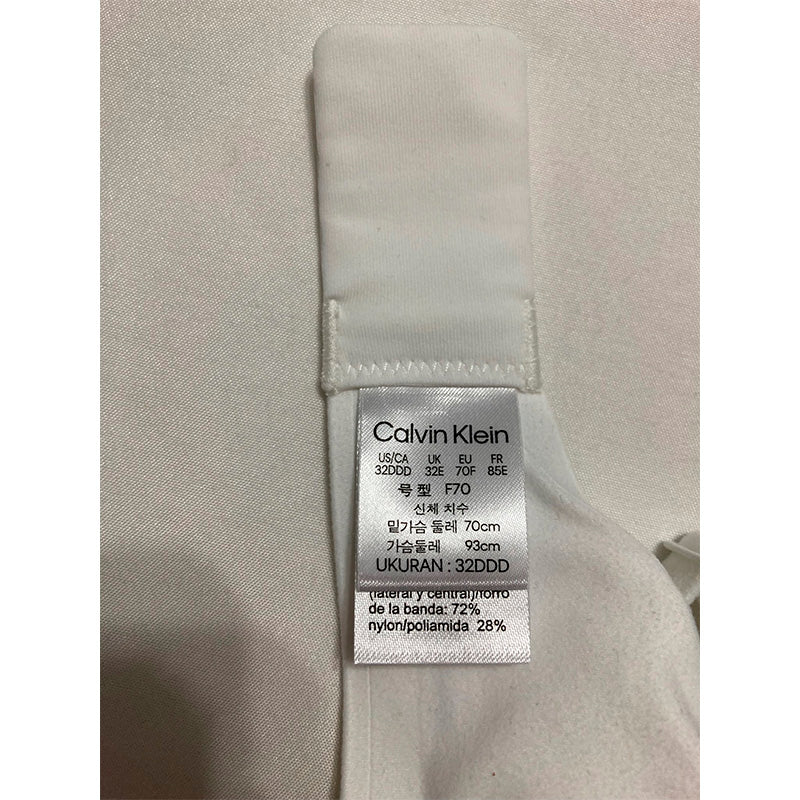 NWD Calvin Klein Underwear Perfectly Fit Modern T-Shirt Bra White 32DDD