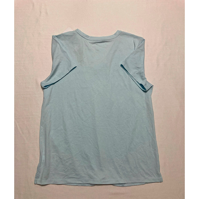 NWD Charter Club Pajama Top V Neck Blue XS