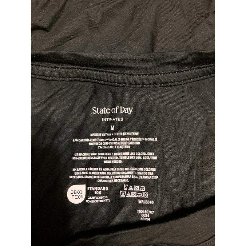 STATE OF DAY Only Sleep Top Black M