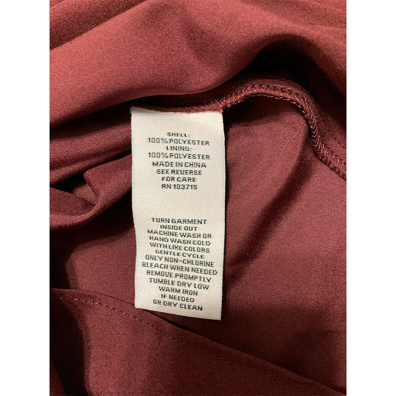 Nanette Sleepshirt Sleepwear Spaguetti Straps Burgundy 14
