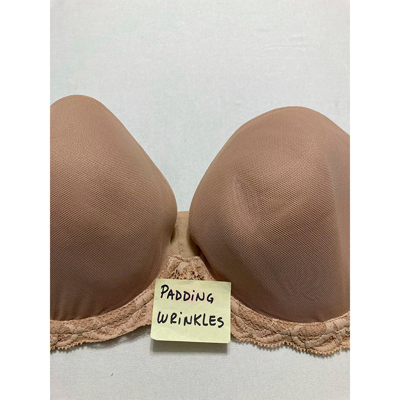 NWD Natori Feathers Strapless Plunge Multiway Bra Nude 36D