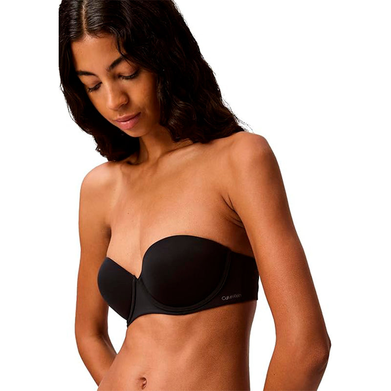 Calvin Klein Women's Perfectly Fit Strapless Convertible Push-Up Bra Black 34C
