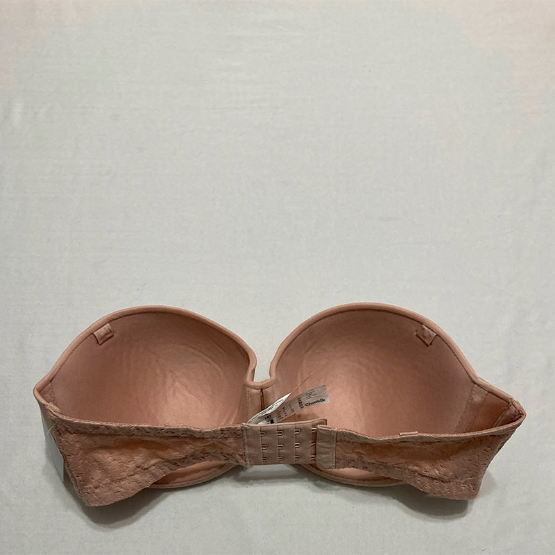 NWD Chantelle Easy Feel Norah Bra Bandeau T-Shirt Moulded Bra Nude 34DD