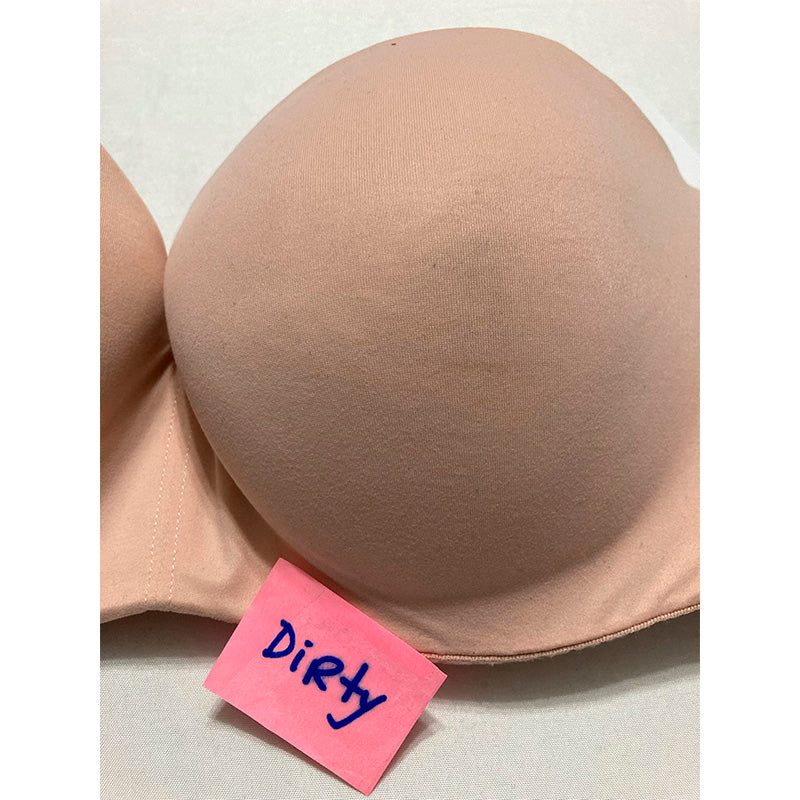 NWD Chantelle Easy Feel Norah Bra Bandeau T-Shirt Moulded Bra Nude 34DD