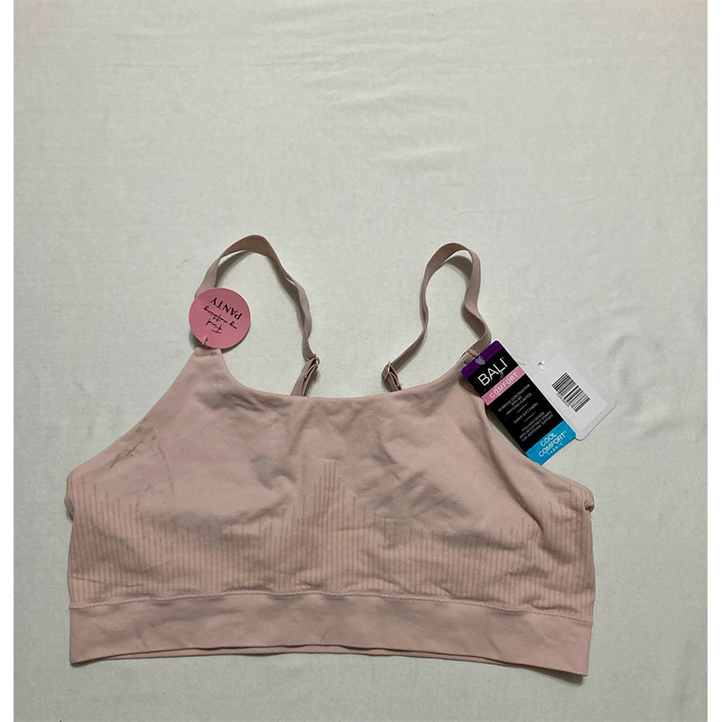 NWD Bali Modern Seamless Pullover Wireless Bralette Pink 2XL