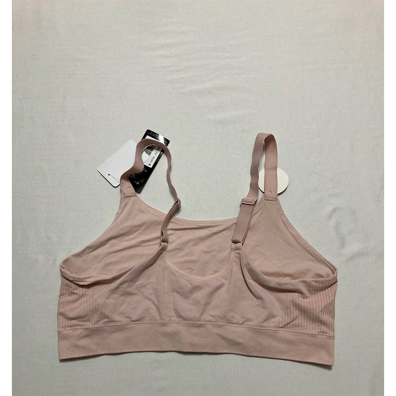 NWD Bali Modern Seamless Pullover Wireless Bralette Pink 2XL